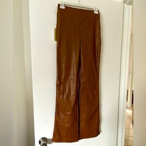 Artizia Vegan Leather Pants size 2 NWT
